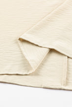 Load image into Gallery viewer, White Smocked Wrist Shift Top
