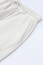 Load image into Gallery viewer, Strawberry Pink Textured Loose Fit T Shirt and Drawstring Pants Set