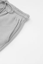 Load image into Gallery viewer, Strawberry Pink Textured Loose Fit T Shirt and Drawstring Pants Set