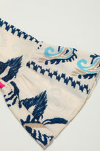 Load image into Gallery viewer, White Printed Tribal Print Bracelet Sleeve Buttoned Mini Dress