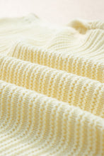 Load image into Gallery viewer, White Flower Crochet Round Neck Knitted Top