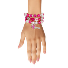 Load image into Gallery viewer, Bracelets Pink Breast Cancer Hope Set for Women