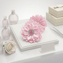 Load image into Gallery viewer, Breast Cancer Pink Flower Brooch and Hair Clip