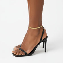 Load image into Gallery viewer, Anklet 8mm Gold 18K Stainless Steel Miami Chain