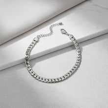 Load image into Gallery viewer, Anklet 6.5mm Stainless Steel Herringbone Chain