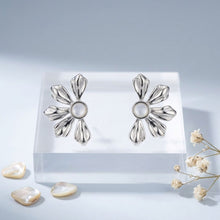 Load image into Gallery viewer, Stud Stainless Steel Mother of Pearl Earrings