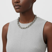 Load image into Gallery viewer, 8mm Silver Stainless Steel Handmade Chain Necklace