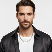 Load image into Gallery viewer, Mens 24in 8mm Stainless Steel Miami Chain