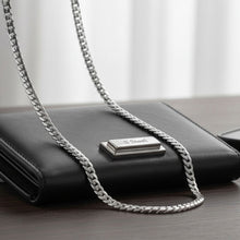 Load image into Gallery viewer, Mens 24in 8mm Stainless Steel Miami Chain