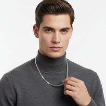 Load image into Gallery viewer, Mens 20in 6.5mm Stainless Steel Herringbone Chain