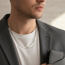 Load image into Gallery viewer, Mens 20in 6.5mm Stainless Steel Herringbone Chain