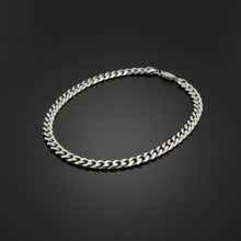Load image into Gallery viewer, Mens 20in10mm Silver Stainless Steel Curb Chain