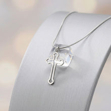 Load image into Gallery viewer, Stainless Steel Cross Pendant Chain Necklace