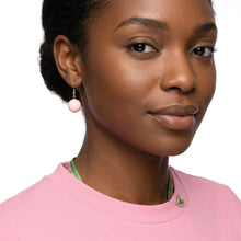 Load image into Gallery viewer, Mod Style Two Tone Pink Green Chunky Bead Necklace