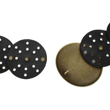 Load image into Gallery viewer, Western Belt Black Circular and Gold Cowboy Chic