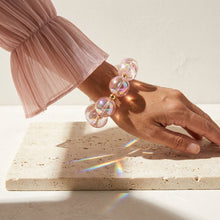 Load image into Gallery viewer, Bracelet Light Pink Iridescent Bubble Ball Bead
