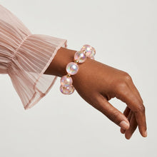 Load image into Gallery viewer, Bracelet Light Pink Iridescent Bubble Ball Bead
