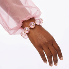 Load image into Gallery viewer, Bracelet Light Pink Iridescent Bubble Ball Bead