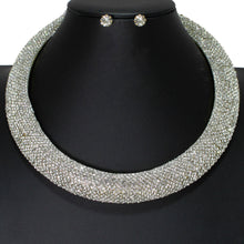 Load image into Gallery viewer, Collar Pave Clear Stone Torque Necklace for Women