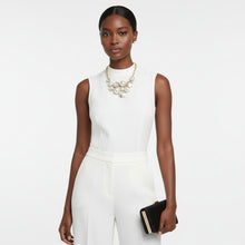 Load image into Gallery viewer, Bib Chunky Aurbo Crystal Pearl Evening Necklace