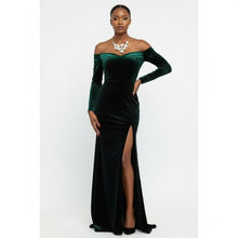 Load image into Gallery viewer, Bib Chunky Aurbo Crystal Pearl Evening Necklace