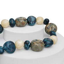 Load image into Gallery viewer, Beaded Green Dreamy Oceanic Chunky Necklace