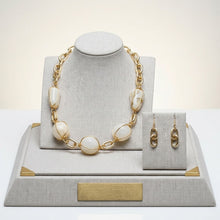 Load image into Gallery viewer, Creamy Ivory Caged Bead Chunky Handmade Necklace