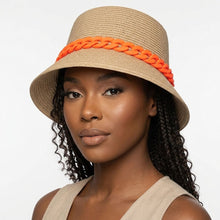 Load image into Gallery viewer, Orange Chain Camel Bucket Hat