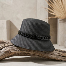 Load image into Gallery viewer, Black Chain Black Bucket Hat