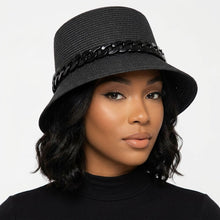 Load image into Gallery viewer, Black Chain Black Bucket Hat