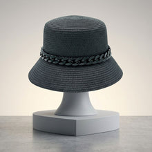 Load image into Gallery viewer, Black Chain Black Bucket Hat