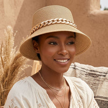 Load image into Gallery viewer, Gold Chain Camel Bucket Hat