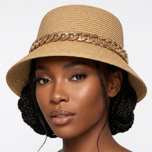 Load image into Gallery viewer, Gold Chain Camel Bucket Hat