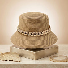 Load image into Gallery viewer, Gold Chain Camel Bucket Hat