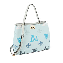 Load image into Gallery viewer, Handbag Blue Luxe Monogram Top Handle Bag Set