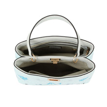 Load image into Gallery viewer, Handbag Blue Luxe Monogram Top Handle Bag Set