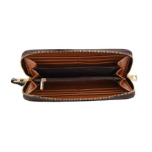 Load image into Gallery viewer, Handbag Brown Diamond Plaid Structured Satchel Bag