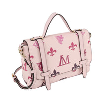 Load image into Gallery viewer, Messenger Pink Luxe Monogram Satchel Handbag Set