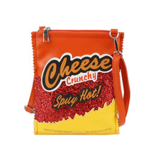Load image into Gallery viewer, Crossbody Orange Flamin Hot Cheetos Clutch Bag