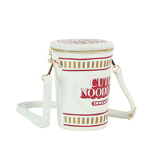 Load image into Gallery viewer, Crossbody White Cup Noodles Shaped Clutch Bag