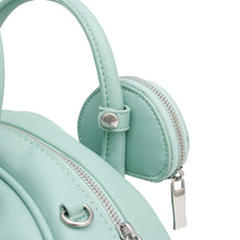Load image into Gallery viewer, Top Handle Mint Harlequin Oval Detail Handbag Set