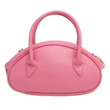 Load image into Gallery viewer, Top Handle Pink Harlequin Detail Oval Handbag Set