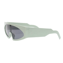 Load image into Gallery viewer, Sunglasses Green Thin Visor Modern Eyewear Women