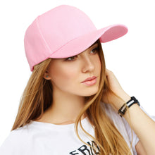 Load image into Gallery viewer, Hat Pink Canvas Baseball Cap for Women