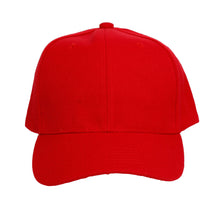 Load image into Gallery viewer, Hat Red Canvas Baseball Cap for Women
