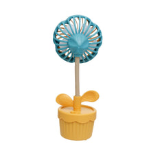 Load image into Gallery viewer, Portable Desk Fan Yellow Flower Pot Pompompurin