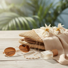 Load image into Gallery viewer, Stud Ivory Tropical Flower Oversized Earrings