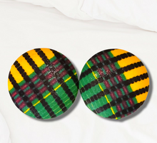 Load image into Gallery viewer, Artisan Collection - Color Me Kente Ankara Earrings - E1033 Media 1 of 2