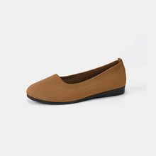 Load image into Gallery viewer, Round Toe Knit Ballet Flats