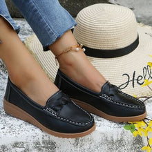 Load image into Gallery viewer, Weave Wedge Heeled Loafers
